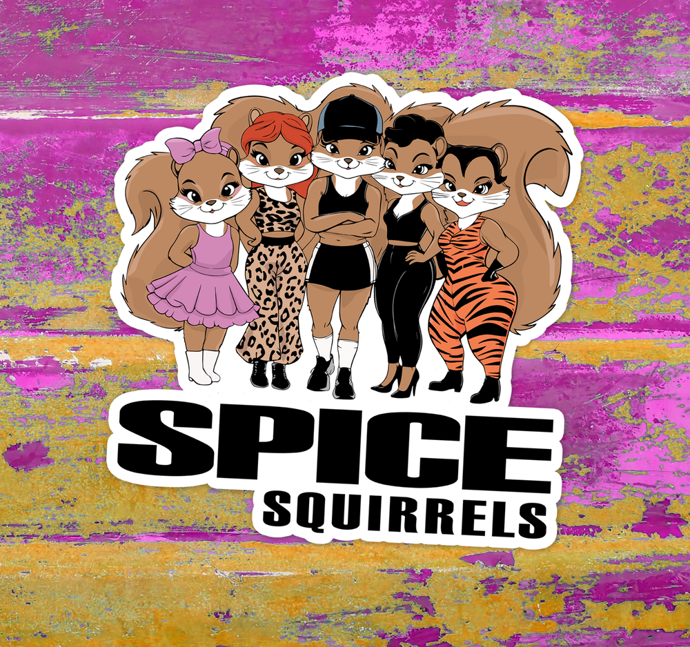 Spice Squirrels Sticker Waterproof Decal